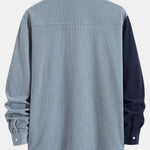 Corduroy Patchwork Shirt & Straight Leg Corduroy Pants