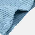 Waffle Button Up Shirt & Drawstring Knitted Waffle Pants