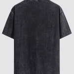 3 Pieces Washed Distressed Drop Shoulder T-Shirt