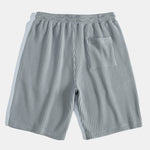 3 Pieces Drawstring Knitted Waffle Shorts