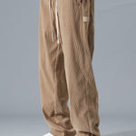 Relax Fit Corduroy Half-Zip Hooded Pullover & Straight Leg Corduroy Pants