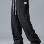 2 In 1 Crew Neck Stretch Corduroy Sweatshirt & Straight Leg Corduroy Pants