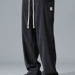 Relax Fit Corduroy Half-Zip Hooded Pullover & Straight Leg Corduroy Pants