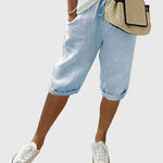 Grace | Light Cotton-Linen Shorts