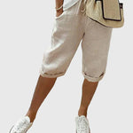 Grace | Light Cotton-Linen Shorts