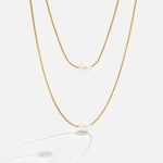 Sophisticated Layered Pearl Necklace