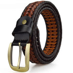 Braxton Braided Leather Belt