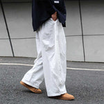 Retro Quick-drying Pleated Outdoor Trousers
