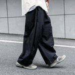 Retro Quick-drying Pleated Outdoor Trousers
