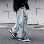 Retro Quick-drying Pleated Outdoor Trousers