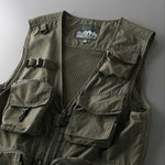 Multi-pocket Loose Casual Work Vest