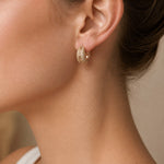 Gold Plated Bohemian Bead Earrings