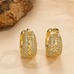 Gold Plated Bohemian Bead Earrings