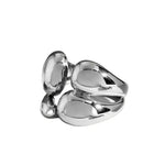 Two Tone Gold Silver Stackable Ring
