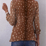 Nicolasa - Chaqueta Estampado Animal con Volantes