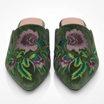 Sabrina Velvet Mules