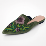 Sabrina Velvet Mules