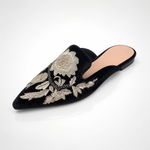 Sabrina Velvet Mules