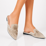 Sabrina Velvet Mules