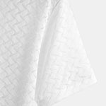 Hollow Out Textured Cuban Shirt
