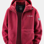 Teddy Fleece Lined Polar Fleece Hooded Coat